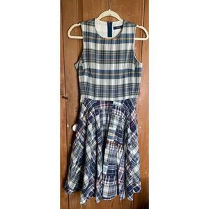 Ralph Lauren Madras Plaid Sleeveless A-line dress
